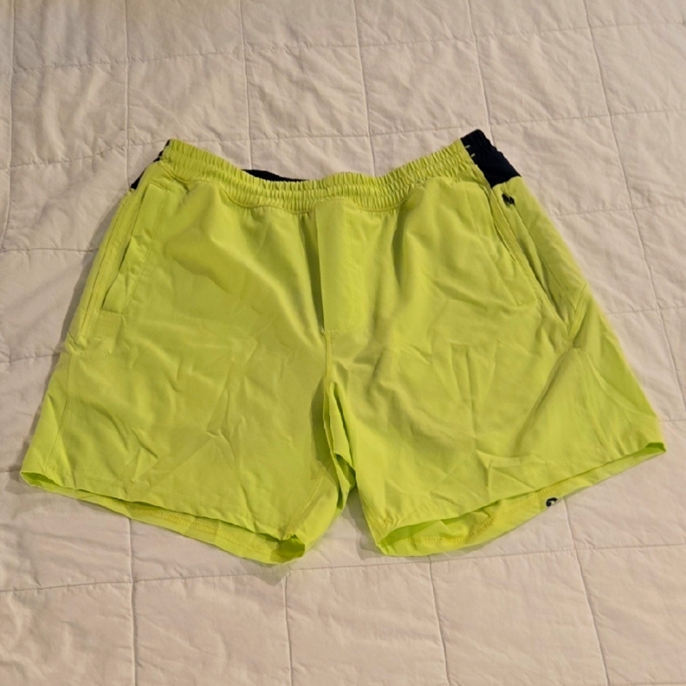 Birddogs “Boomstick” Shorts – XL, 7" Inseam, Neon Yellow